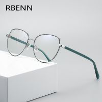 {Paopao glasses} RBENN ออกแบบ Cat Eye แว่นตาอ่านหนังสือผู้หญิงกรอบโลหะ Blue Light Blocking Reader สำหรับหญิง0.5 0.75 1.25 1.75 2.25 2.75 5.0