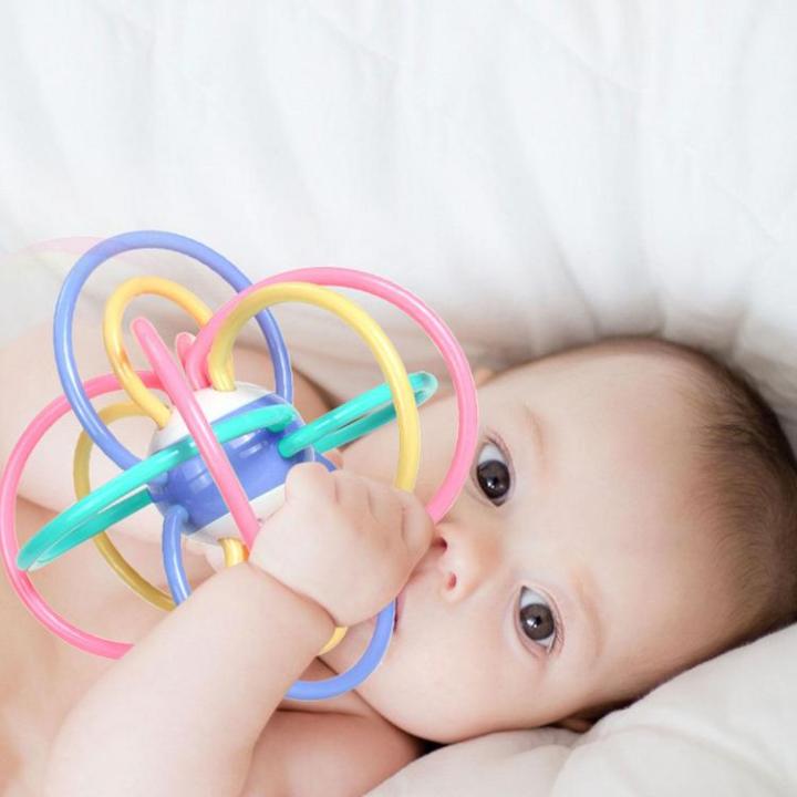 baby-teether-toys-soft-manhattan-hand-ball-toy-newborn-baby-teething-ball-sensory-toys-teether-for-improving-hands-on-and-auditory-perception-superior