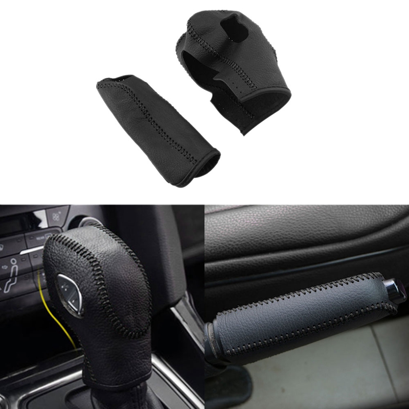 ZYHW Universal Carbon Fiber Pattern Manual Car Gear Stick Shift Knob Shifter Cover 