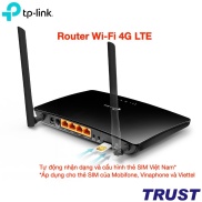 TP-Link 3G 4G LTE N 300Mbps Bộ Phát WiFi -TL-MR6400 - Hàng Chính Hãng