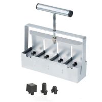 Soil Blocking Tool Soil Block Maker Manual Soil Block Maker Soil Stopper with Comfortable Handle 4-Hole Soil Stopper