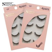 SHIDISHANGPIN Mink Eyelashes Natural Fake Eyelashes 3D Mink Lashes False Eyelashes Cilios 3d False Lashes Fake Eyelash Maquiagem