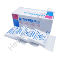 BETADRESS-3 ผ้าก๊อซปิดแผล ขนาด 3 นิ้ว 1 กล่อง (10×10 ชิ้น)