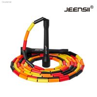 ๑ NEVERTOOLATE PE 1 inch length hard beads 2.9 meter skip beaded jump rope skipping fitness crossfit freestyle