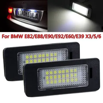2pcs Led License Plate Light Canbus Number Lamp For Bmw E92 E93