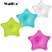 WALFOS 1Pc Silicone Kitchen Sink Filter Sewer Drain Home Cleaning Tool Hair Colanders Strainers Filter Dishracks Sink accessories