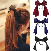 【CW】 Fashion Korean BowKnot Hair Ties Scrunchies Elastic Bands Headwear Bow Ponytail Accessories