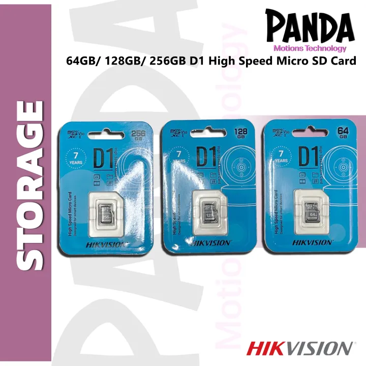 HIK Vision 64GB/128GB/256GB D1 High Speed MicroSD Card Lazada