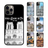 Notre Dame de Paris France Phone Case cover For iPhone 14 13 Pro Max Coque 12 11 Pro Max For Apple 8 PLUS 7 6S XR X XS fundas