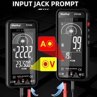 Auto Range Smart Multimeter With Auto Off Ohm  Multitester AC DC  Voltimetro Temp Ohm Capacitance True RMS Multimentro