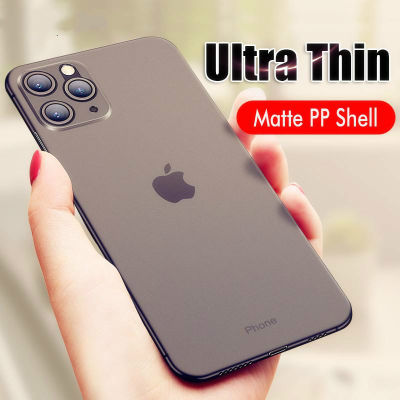 0.3MM Ultra Thin MatteสำหรับIphone 11 Pro Xs Max X XR Hardปกโทรศัพท์พีซีสำหรับIphone 8 7 6 6S Plusกันกระแทกป้องกันกรณีขัดปลอกคุณภาพดีที่สุดในสต็อก