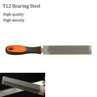 Gracekarin Steel Rasp File Pruning Saw File Effective Quckily Partable Carpentry Hand Tool Bearing Steel Rasp File T12 Bearing Steel + TPR Handle