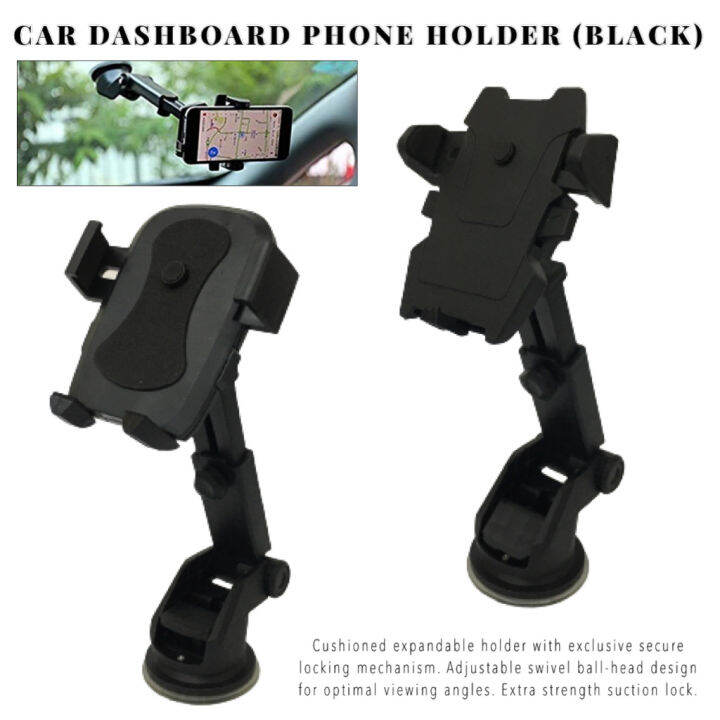 CPA Car Dash phone Holder Stand for Dashboard (BLACK) Lazada PH