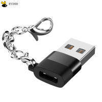 อะแดปเตอร์ Type-C ตัวเมียเป็น Usb ตัวผู้ตัวแปลงข้อมูลพร้อมโซ่ตัวแปลงการถ่ายโอนข้อมูลการชาร์จความต้านทาน56K