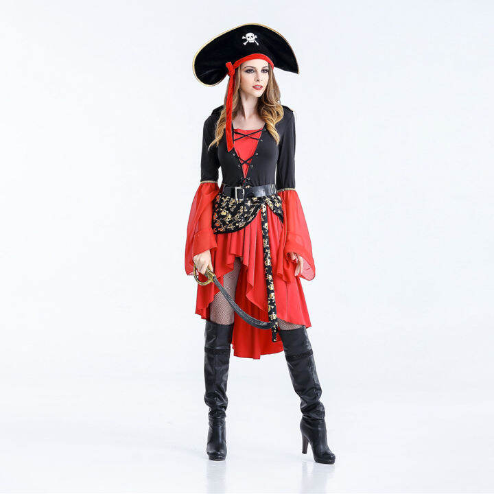 pirate-women-s-costume-อะนิเมะคอสเพลย์ฮาโลวีน-carnival-party-ชุดแฟนซี-pirates-outfit