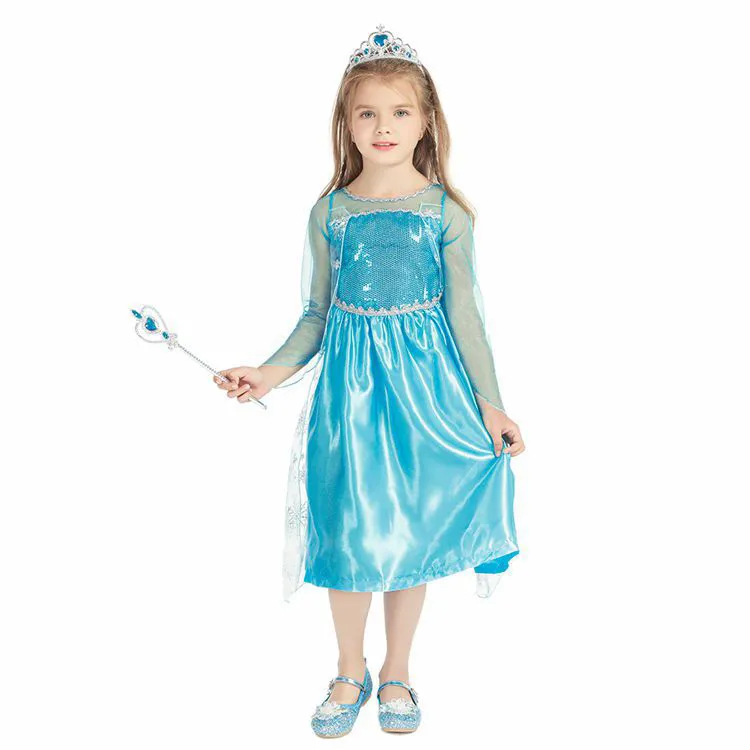 Elsa Dress for Kids Frozen Elsa Costume Dress for Kids Girls Birthday  Costume For Baby Girl 3-10 Years old | Lazada Singapore