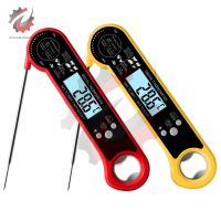 ♕ Portable Collapsible Digital Food Thermometer Meat Water Milk Cooking Probe BBQ Electronic Oven Waterproof Kitchen Tools