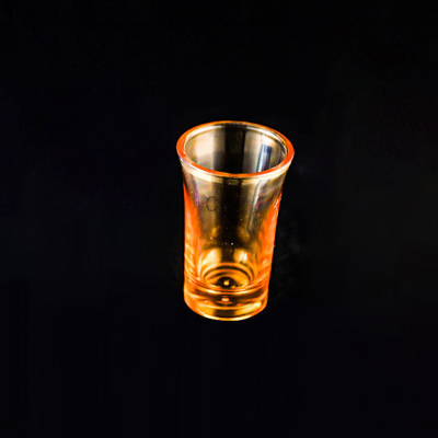 CK แก้วทรงกระสุนอะคริลิกทำจากพลาสติกใสแก้วไวน์บาร์สีสันสดใสอุปกรณ์ในครัว