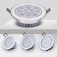 Round dimmable LED downlight  3W  6W  10W  14W  18W 24W embedded COB LED ceiling light  ac85-265V indoor lighting