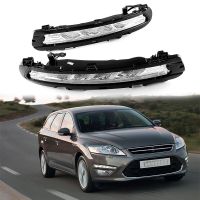 ไฟ LED ติด DRL ไฟเดย์ไลท์กันชนหน้าอุปกรณ์ประกอบไฟตัดหมอกสำหรับ Ford Mondeo MK4 2010 2011 2012 2013 2014