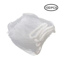 100pcs Kitchen Sink Filter Sink Drain Hole Trash Strainer Bag Mesh Strainer Disposable Garbage Bag Filter Wash Basin Bag