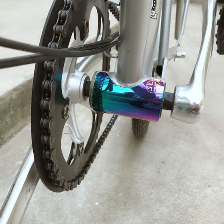 อะลูมินัมอัลลอยโครงจักรยานสำหรับจักรยานพับ-brompton-วงเล็บด้านล่าง-bb-สติกเกอร์ป้องกัน-guard-pad