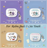 READY STOCK! Cute Cartoon Snoopy &amp; Pretty Girl for Redmi Buds 3 Lite Youth Soft Earphone Case Cover