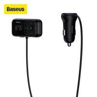 baseus เครื่องส่งสัญญาณบลูทูธ 5.0 วิทยุ 3.1 a usb fm โมดูเลเตอร์ แบบไร้สาย สําหรับติดรถยนต์