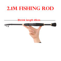 NEW 2.1m Fishing Rod And Reel Set Rod Combo Double Spool Fishing Reel High Speed Spinning Reel Casting reel Carp For Saltwater