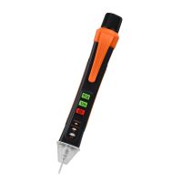 NJTY T02A AC Voltage Detector Pen Indicator Electric Sensor Breakpoint Circuit Tester Sound Light Alarm With Laser Flashlight