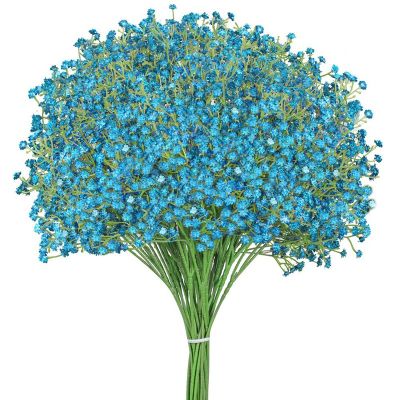 12Pcs Baby Breath Gypsophila Artificial Plants Wedding Party Decoration Real Touch Flowers DIY Home Garden
