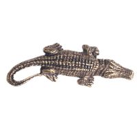 [hot]◑  Antique Miniature Figurines Alligator Statue Desk Ornaments Shui Crafts