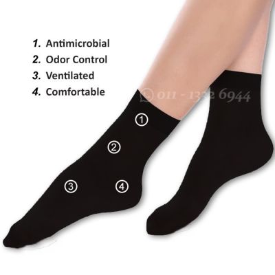 Uni Copper Sock Stoking Tembaga Odor Free Blood Circulation