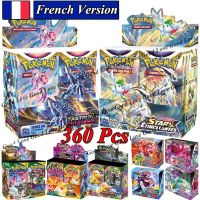 Newest Pokemon Cards French Pokemon Brilliant Stars Booster Box ORIGINE PERDUE Fusion Trading Card Game Collection Cards Toy