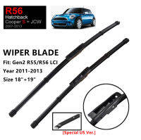 ชุดใบปัดน้ำฝน MINI Wiper Blade MAX Vision [18"+19"] (US Spec พิเศษด้ามตรง Bayonet) สำหรับ Gen2 MINI R55/R56/R57 (Cooper S , JCW) LCI  2011-2013 (สินค้าพร้อมส่ง)