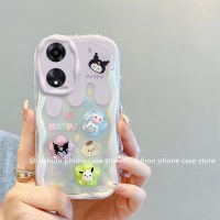 Phone Case เคส OPPO A98 5G A17 A17k A77s A57 A55 A54 A95 4G A16 A16k A16e ตุ๊กตา3D สีสันฤดูร้อนเคสซิลิโคนนิ่มกันกระแทก2023