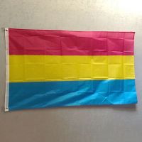 ZXZ Free Shipping Rainbow Flags 90x150cm Omni LGBT pride Pan pan Flag for decor