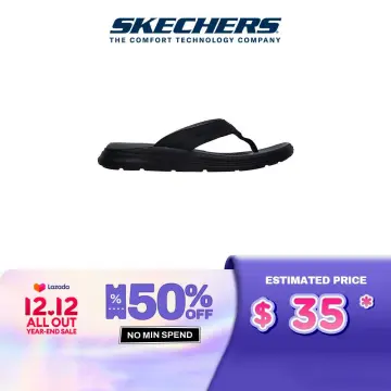 Skechers relaxed fit memory foam 360 mens sandals hot sale