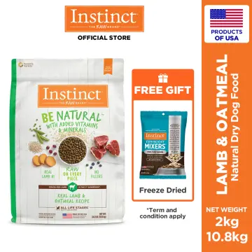 Instinct lamb best sale and oatmeal