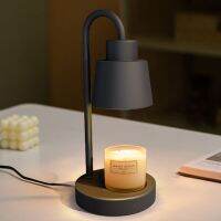 Electric Candle Melt Lantern Retro Candle Melting Table Lamp Safe Candle Melt Warmer Light Dimming Switch for Bedroom Decoration