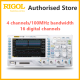RIGOL DS1104Z Plus 100 MHz Digital Oscilloscope พร้อม4ช่องสัญญาณและ16ช่องสัญญาณดิจิตอล