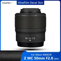 สำหรับ Nikon Z 50 F2.8สติกเกอร์เลนส์50 2.8ฟิล์มป้องกันสำหรับเลนส์ Nikon Nikkor Z MC 50มม. F/2.8เลนส์ป้องกันรอยขีดข่วนผิว