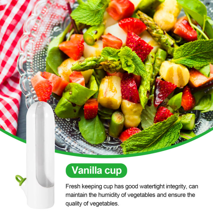 คลังสินค้าพร้อม-herb-keeper-fresh-keeping-cup-grains-กล่องเก็บของในบ้านหน่อไม้ฝรั่ง-vanilla-vegetable-organizer