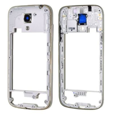 กรอบทะเบียนกลางสีขาว S4ปลอกหุ้มสำหรับ Samsung Galaxy I9190ขนาดเล็ก I9195กรอบที่อยู่อาศัย