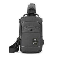 ✼ Fashionable Mens Shoulder Bag for Casual and Outdoor Activities with Multiple Functions and Water Resistant Chest Bag