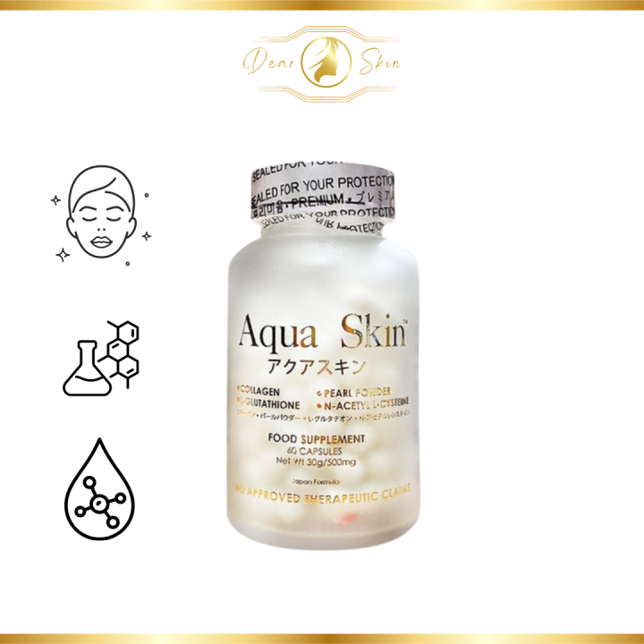 Aqua Skin Glutathione W/Collagen Beauty Supplements Skin Whitening