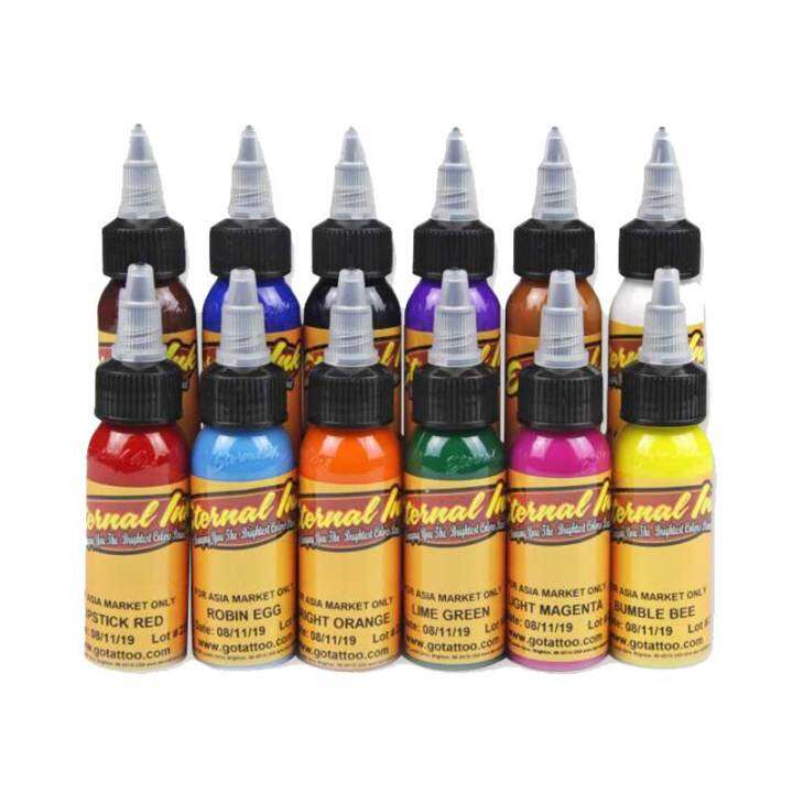 26 Permanent Tattoo Ink Set Pigment Tinta Tattoo Tintas Para Tatuajes ...