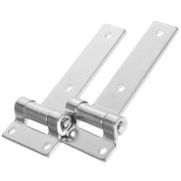 2 Pcs Heavy Duty Hinges Heavy Reinforced Torque Damping Bearing Replacement Galvanized Steel Gate Wooden Fences Duty Friction