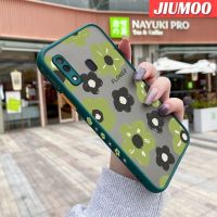 JIUMOO เคสปลอกสำหรับ Samsung M20 A20 A30ลายดอกไม้จิตรกรรมภาพการ์ตูนบางดีไซน์ใหม่ขอบสี่เหลี่ยมด้านข้างกันกระแทกมีน้ำค้างแข็งโปร่งใสแข็งเคสมือถือปลอกซิลิโคนคลุมทั้งหมดเคสป้องกันกล้อง Softcase