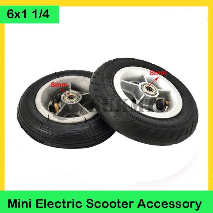 6X1 1/4 Wheels 150Mm 6 Inch Pneumatic Tire Inner Tube With 4 Inch ...